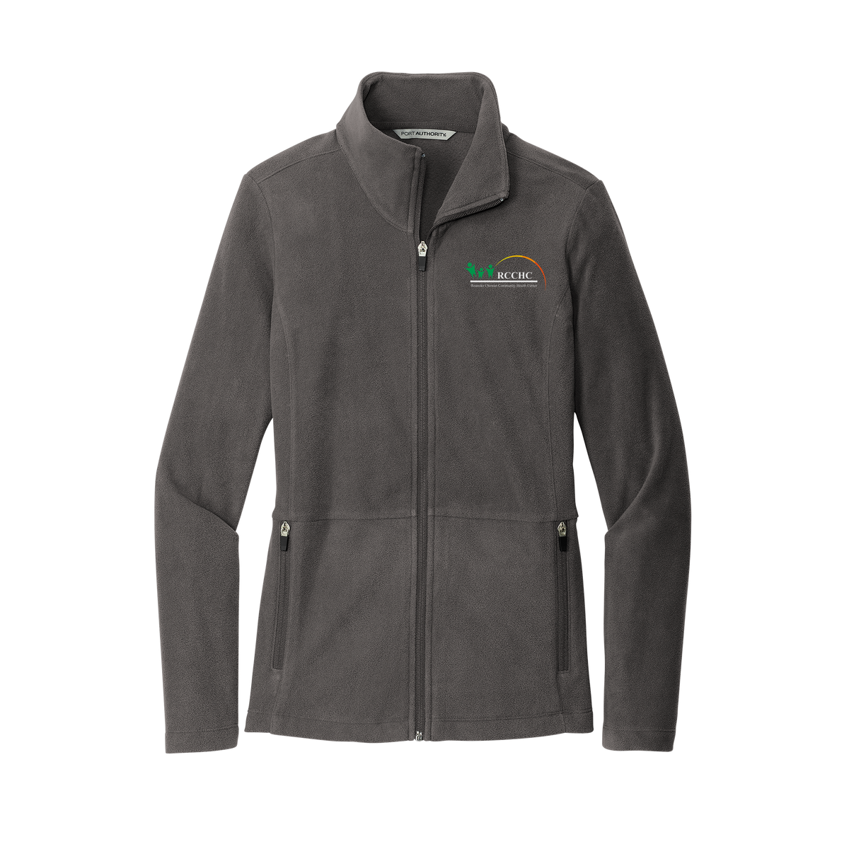 rcchc-womens-pro-microfleece-jacket-embroidery-leftchest-L151-pewter-flat-front