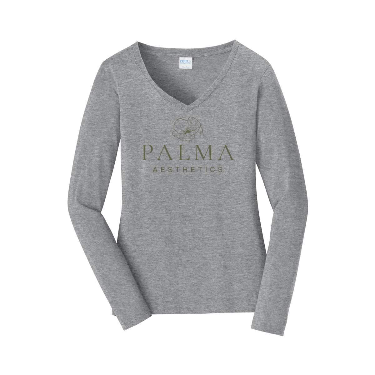 palmaaesthetics-womens-long-sleeve-v-neck-dtf-front-LPC450VLS-athleticheather-flat-front