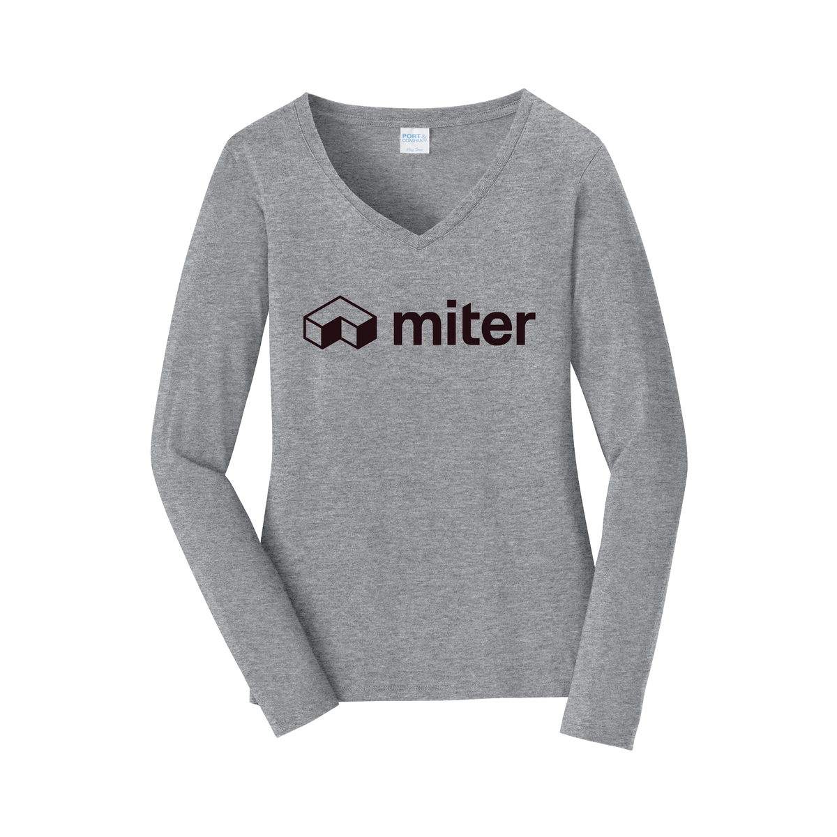 miter-womens-long-sleeve-v-neck-dtf-front-LPC450VLS-athleticheather-flat-front