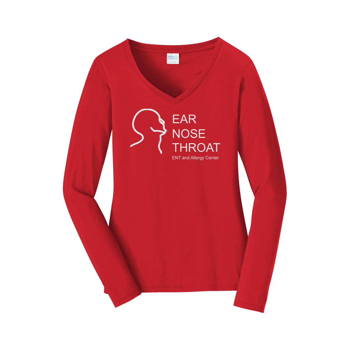 entnwa-womens-long-sleeve-v-neck-dtf-front-LPC450VLS-brightred-flat-front