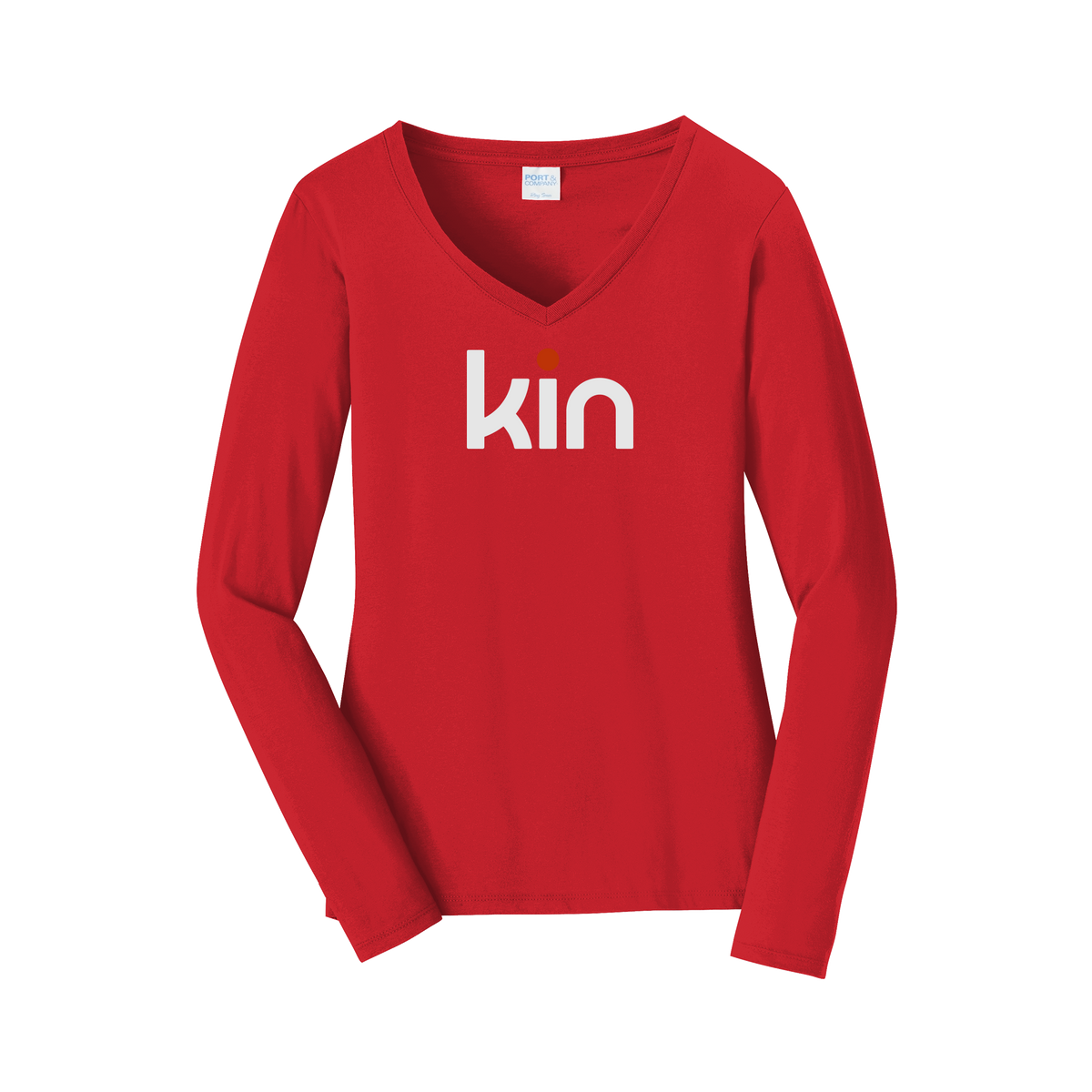 meetkin-womens-long-sleeve-v-neck-tee-dtf-front-LPC450VLS-brightred-flat-front
