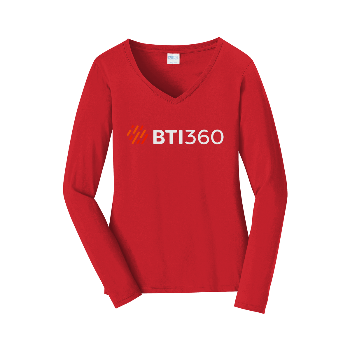 bti360-womens-long-sleeve-v-neck-dtf-front-LPC450VLS-brightred-flat-front