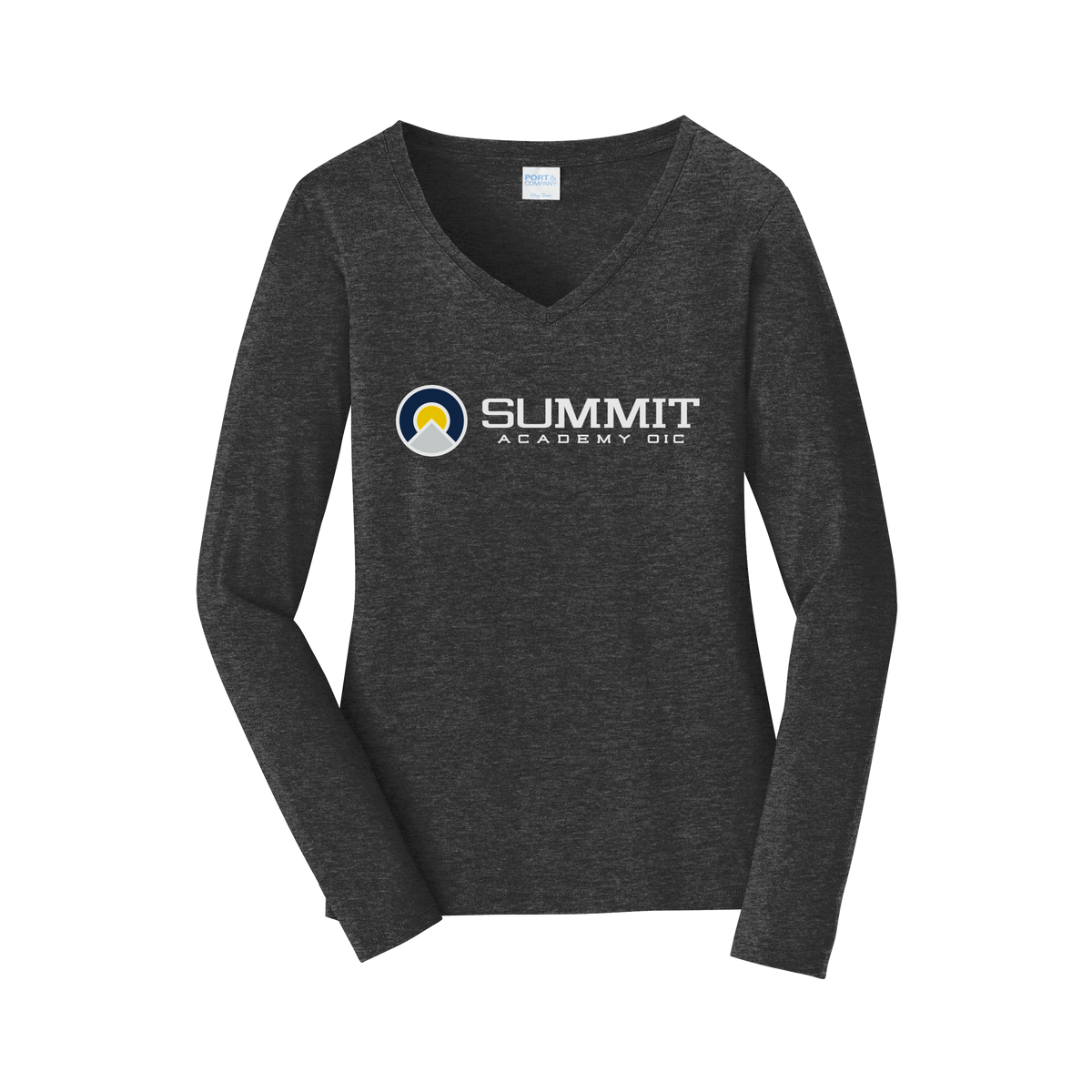 saoic-womens-long-sleeve-v-neck-dtf-front-LPC450VLS-darkheathergrey-flat-front