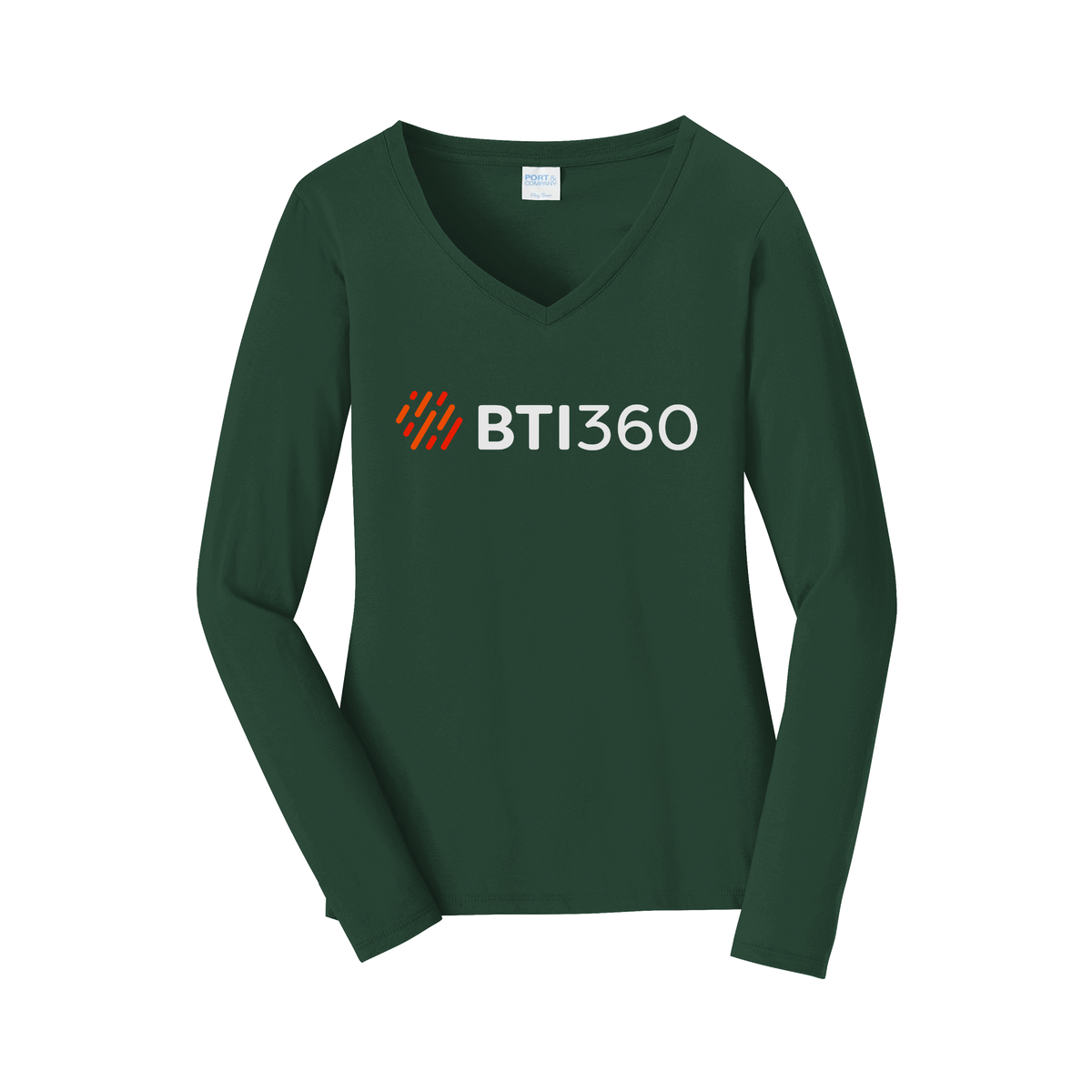bti360-womens-long-sleeve-v-neck-dtf-front-LPC450VLS-forestgreen-flat-front