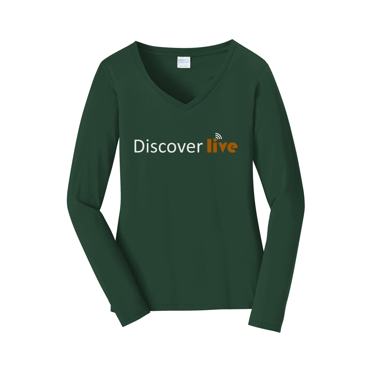 discover-womens-long-sleeve-v-neck-dtf-front-LPC450VLS-forestgreen-flat-front