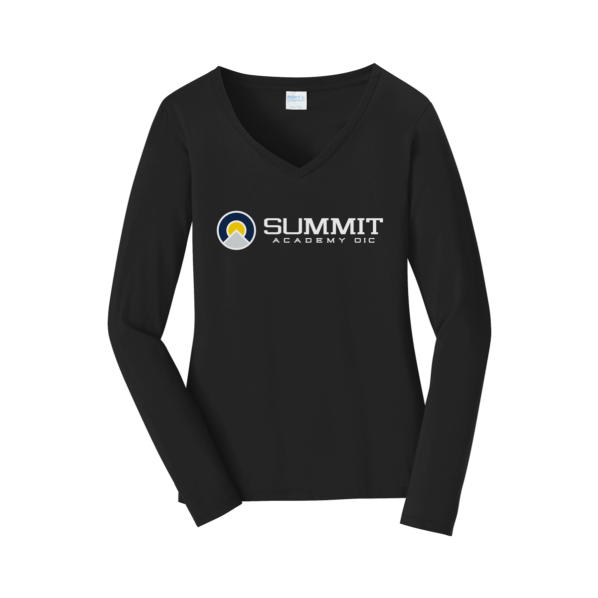 saoic-womens-long-sleeve-v-neck-dtf-front-LPC450VLS-jetblack-flat-front