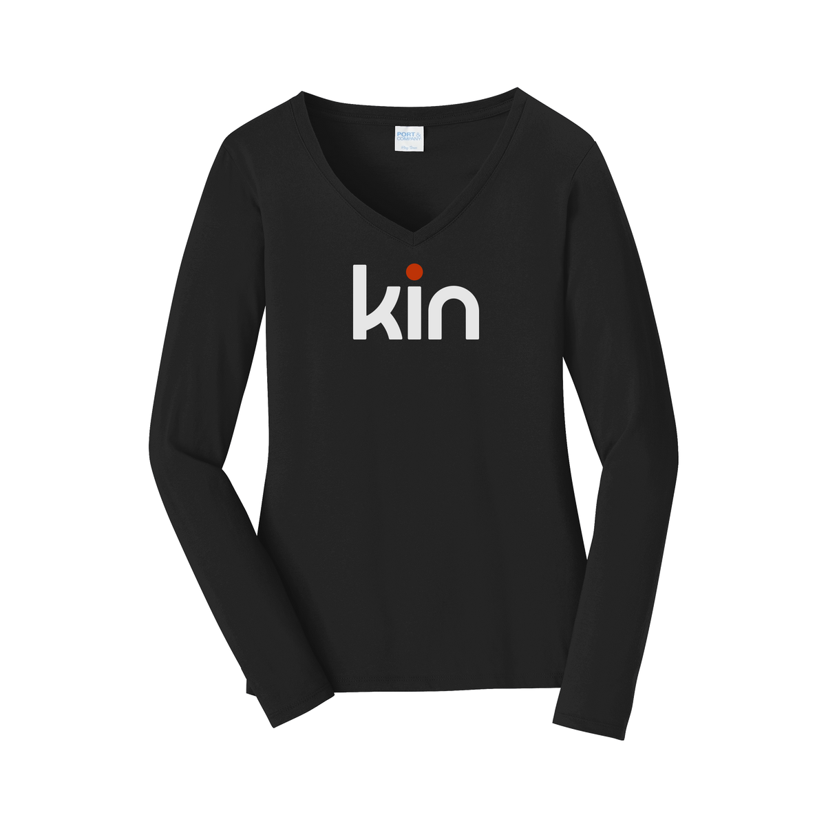 meetkin-womens-long-sleeve-v-neck-tee-dtf-front-LPC450VLS-jetblack-flat-front
