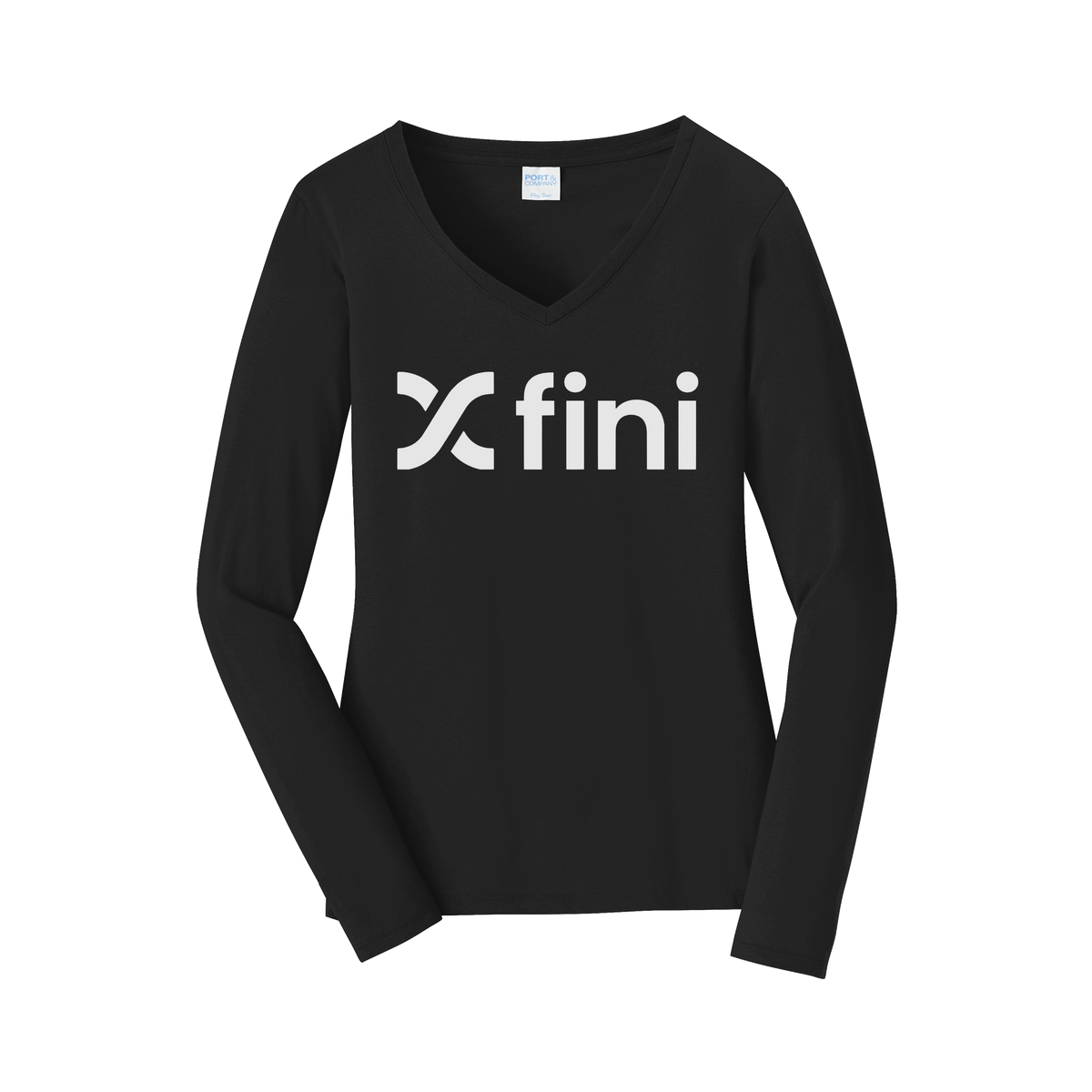usefini-womens-long-sleeve-v-neck-dtf-front-LPC450VLS-jetblack-flat-front