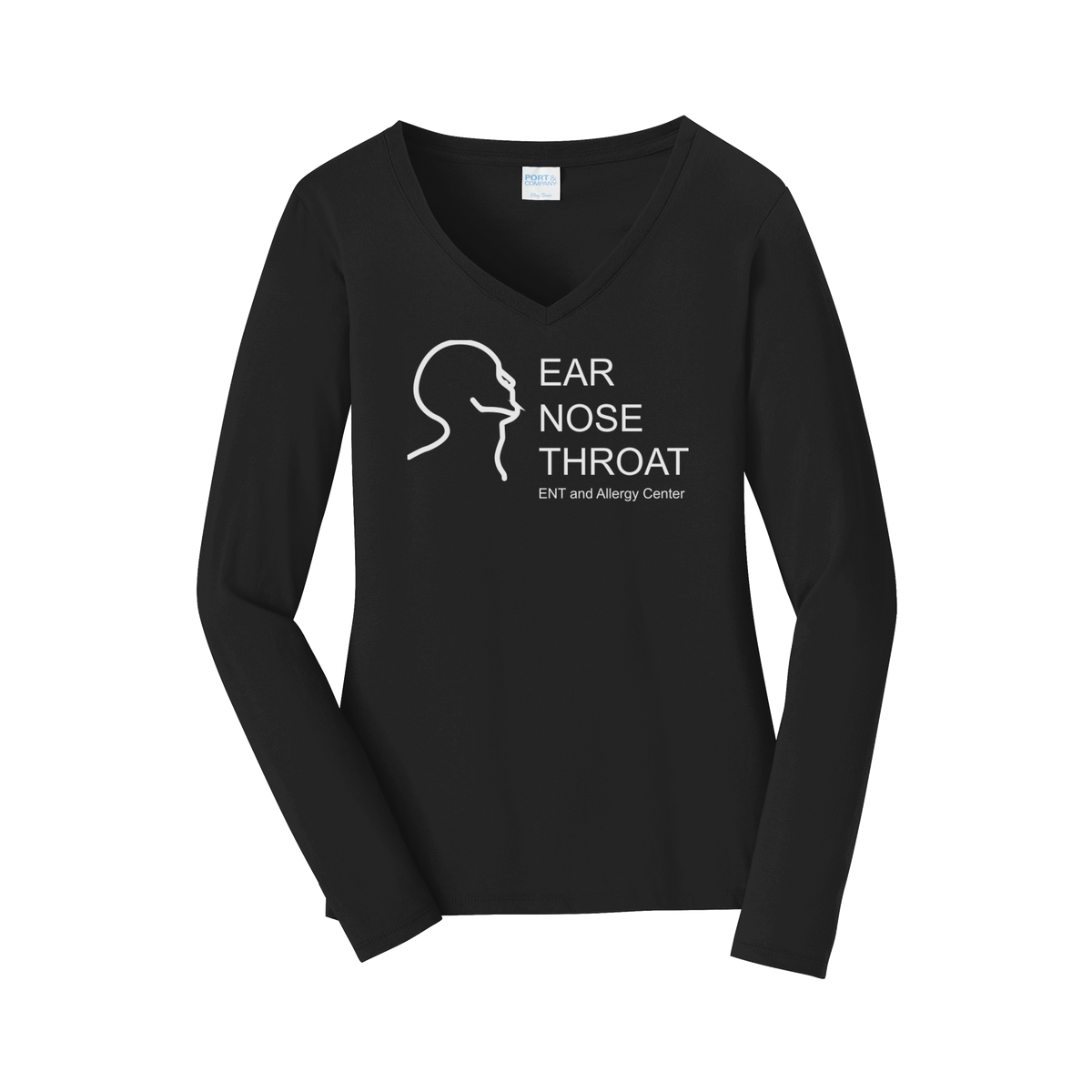 entnwa-womens-long-sleeve-v-neck-dtf-front-LPC450VLS-jetblack-flat-front