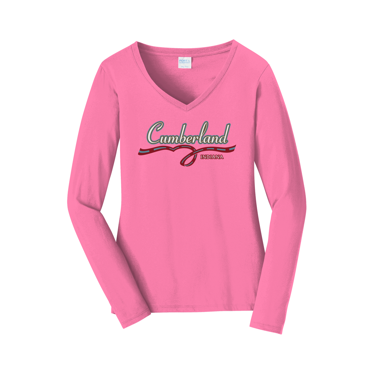 cumberland-womens-long-sleeve-v-neck-dtf-front-LPC450VLS-newpink-flat-front