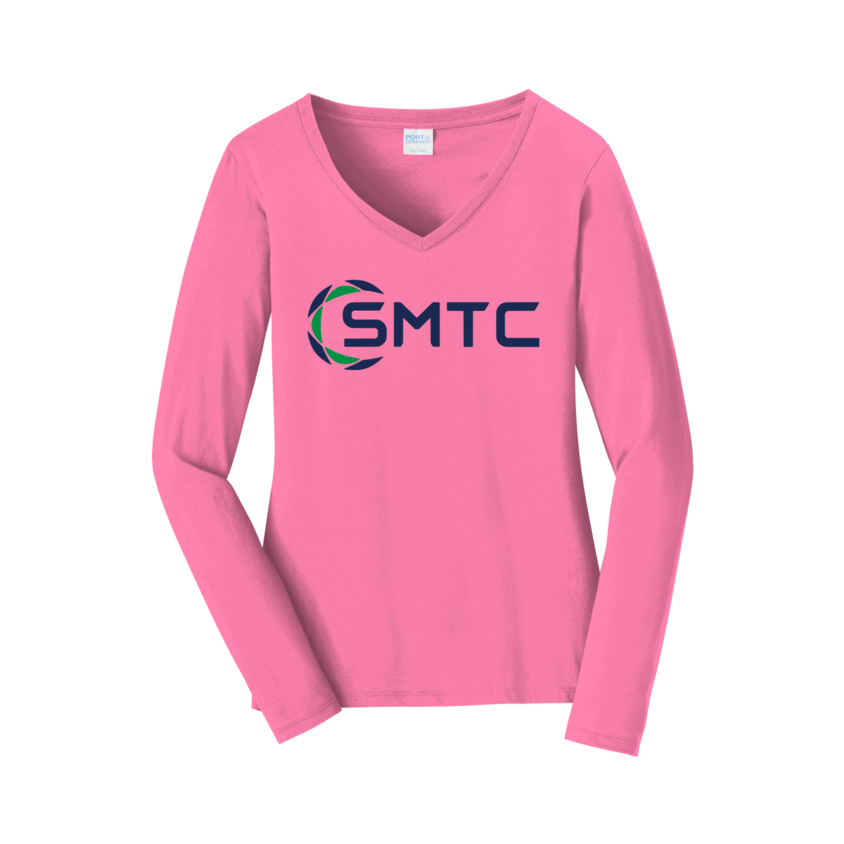 smtc-womens-long-sleeve-v-neck-dtf-front-LPC450VLS-newpink-flat-front