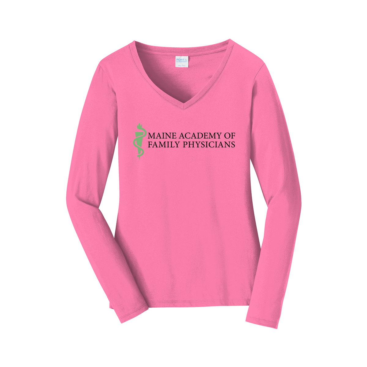 maineafp-womens-long-sleeve-v-neck-dtf-front-LPC450VLS-newpink-flat-front
