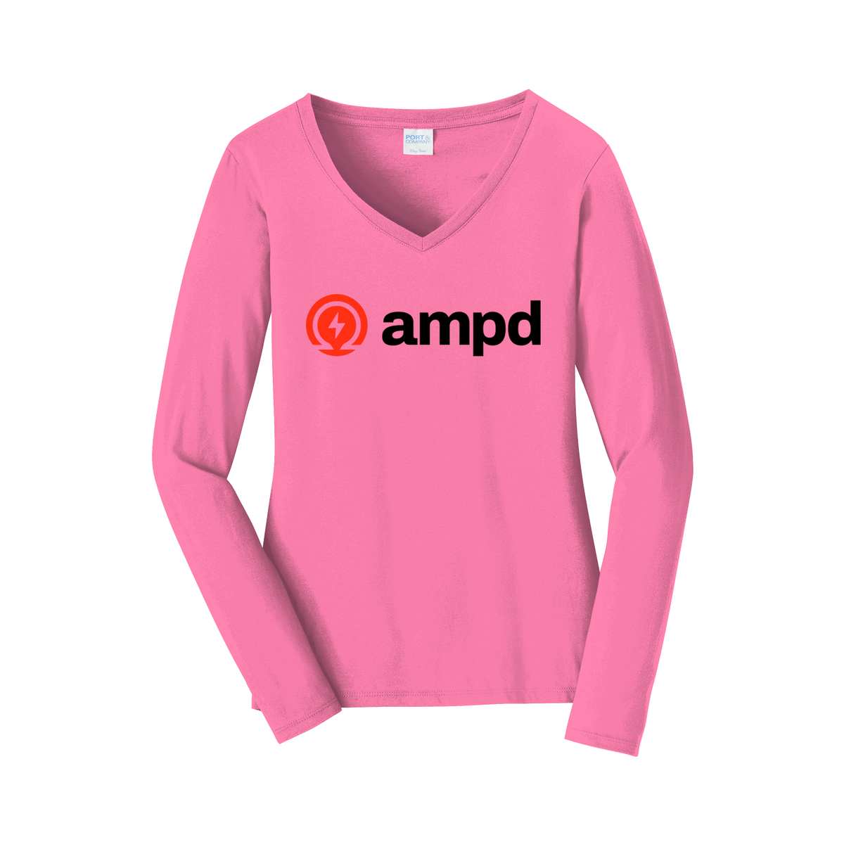 ampd-womens-long-sleeve-v-neck-dtf-front-LPC450VLS-newpink-flat-front
