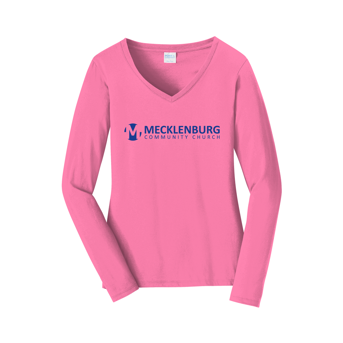 mecklenburg-womens-long-sleeve-v-neck-dtf-front-LPC450VLS-newpink-flat-front