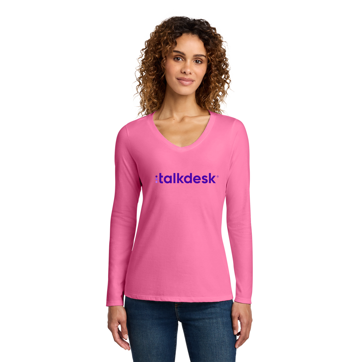 talkdesk-womens-long-sleeve-v-neck-primary-mockup