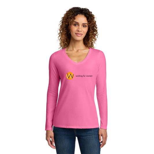 workingforwomen-womens-long-sleeve-v-neck-primary-mockup