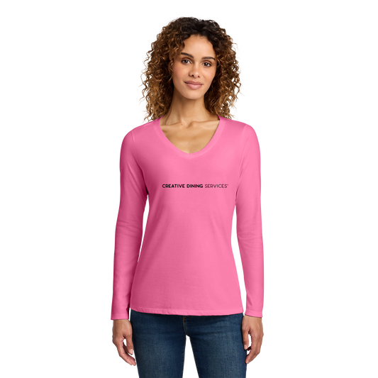 creativedining-womens-long-sleeve-v-neck-primary-mockup