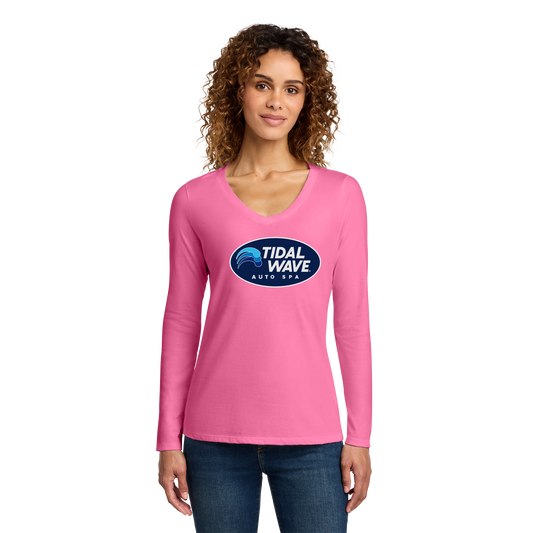 tidalwaveautospa-womens-long-sleeve-v-neck-primary-mockup