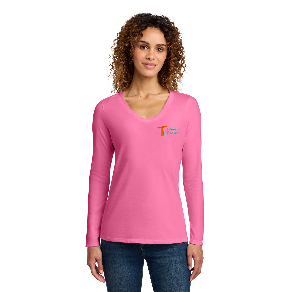 tiltonstherapy-womens-long-sleeve-v-neck-primary-mockup