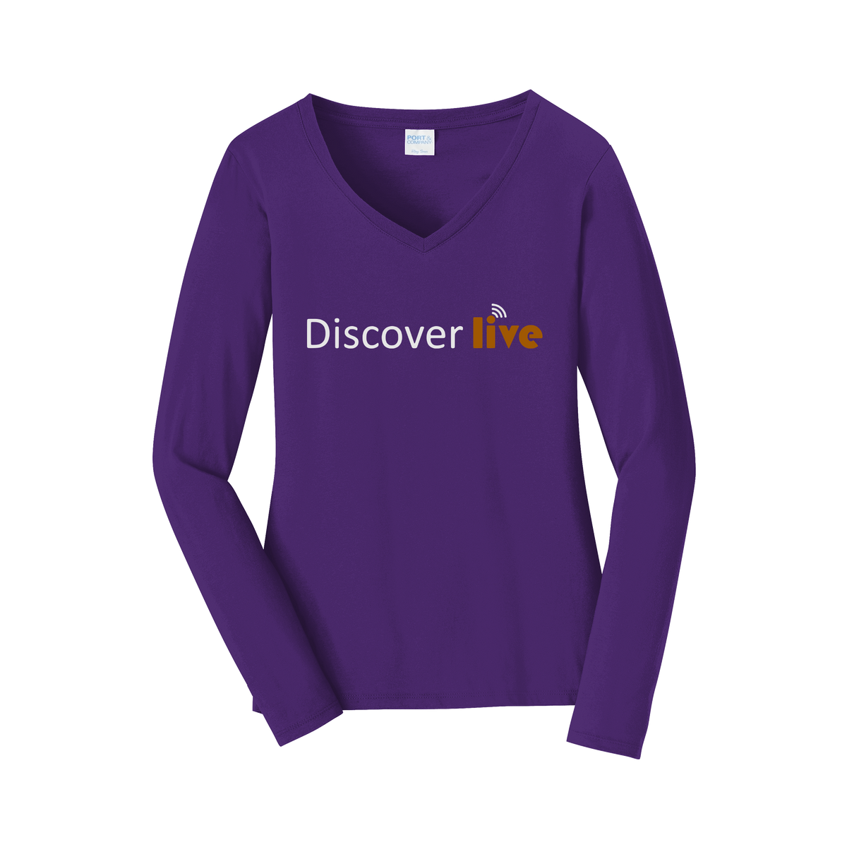 discover-womens-long-sleeve-v-neck-dtf-front-LPC450VLS-teampurple-flat-front