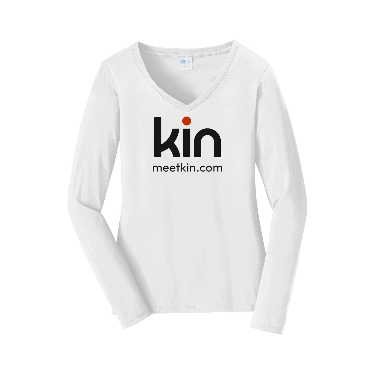 kin-womens-long-sleeve-v-neck-dtf-front-LPC450VLS-white-flat-front