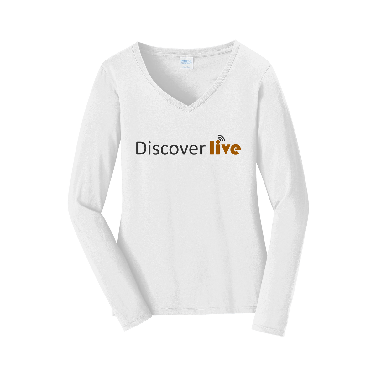 discover-womens-long-sleeve-v-neck-dtf-front-LPC450VLS-white-flat-front