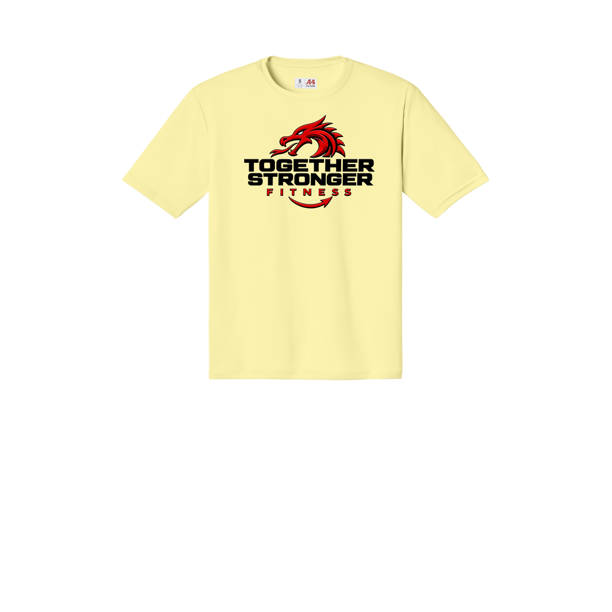 togetherstrongerfitness-a4-cooling-performance-tee-dtf-front-N3142-lightyellow-flat-front