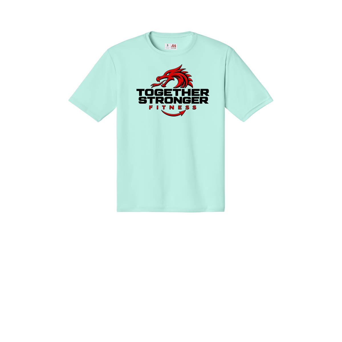 togetherstrongerfitness-a4-cooling-performance-tee-dtf-front-N3142-pastelmint-flat-front