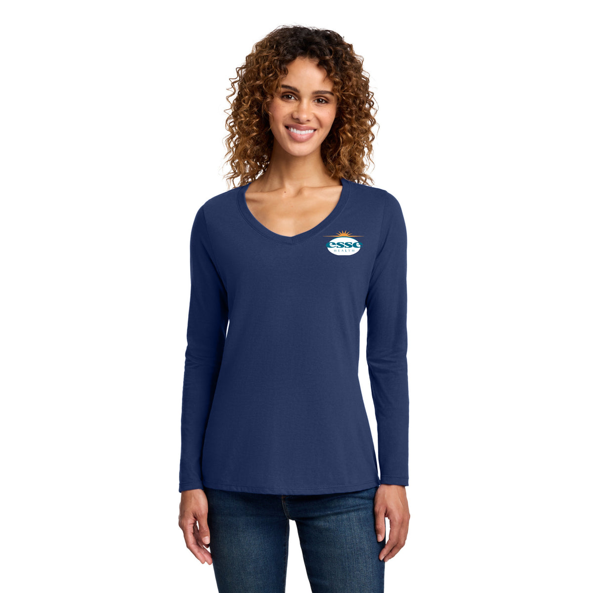 Women's Long Sleeve V-Neck Tee