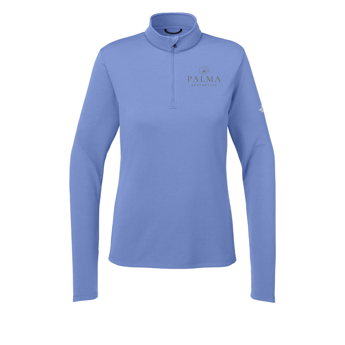 palmaaesthetics-the-north-face-womens-ambition-14-zip-embroidery-leftchest-NF0A8ENQ-deepperiwinkle-flat-front