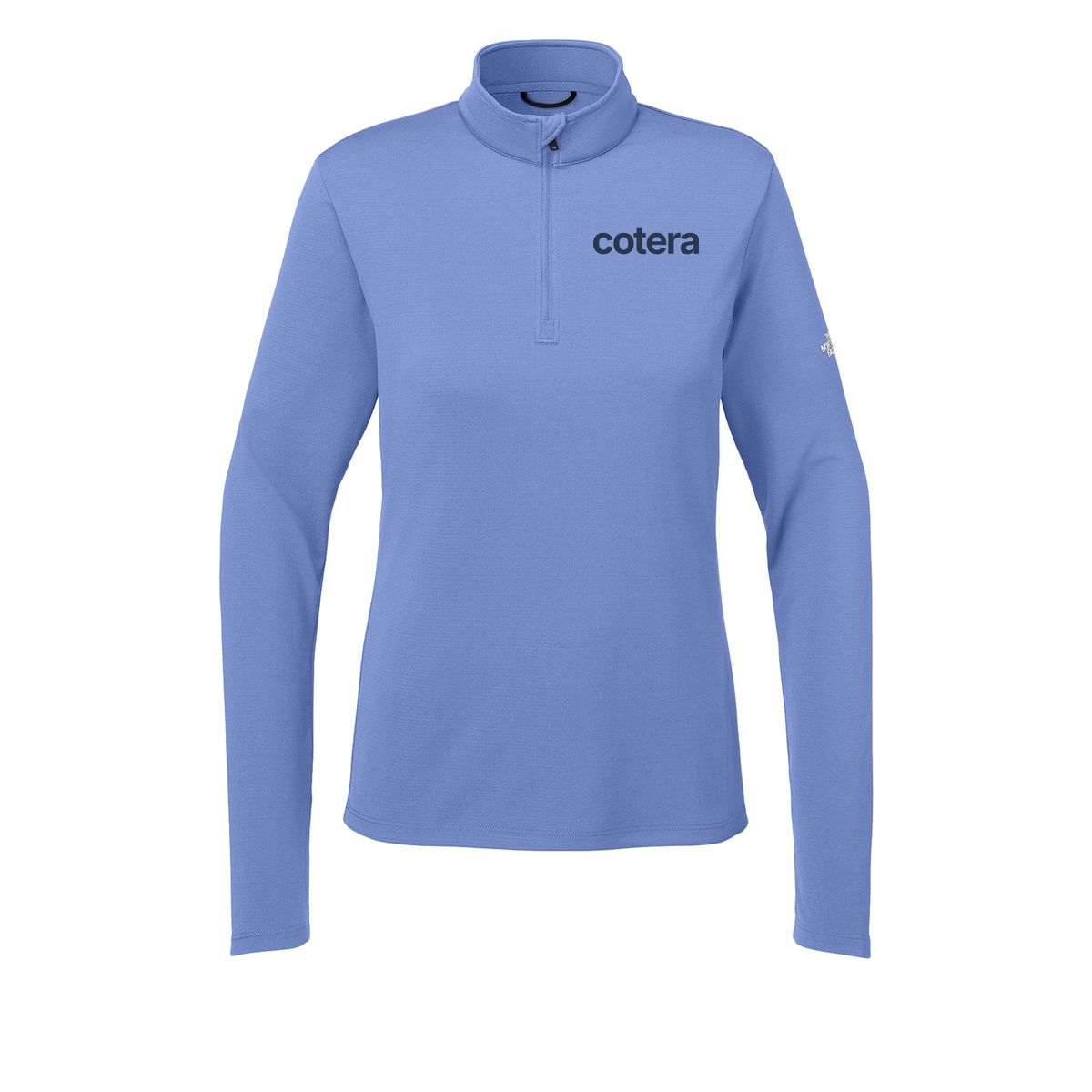 cotera-the-north-face-womens-ambition-14-zip-embroidery-leftchest-NF0A8ENQ-deepperiwinkle-flat-front