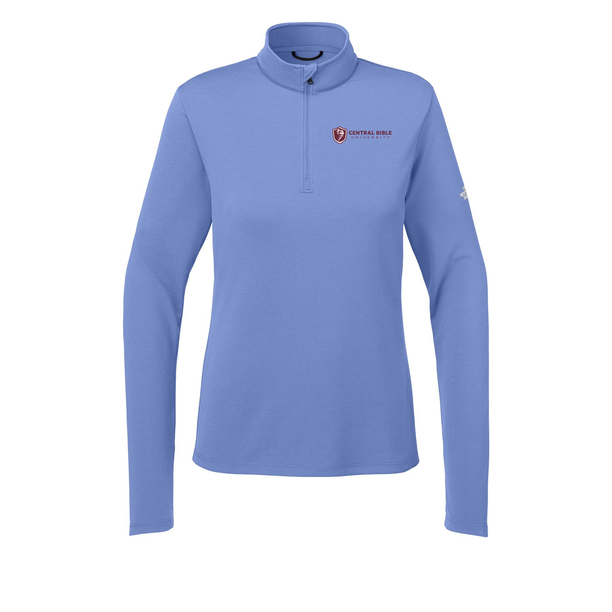 centralbible-the-north-face-womens-ambition-14-zip-embroidery-leftchest-NF0A8ENQ-deepperiwinkle-flat-front