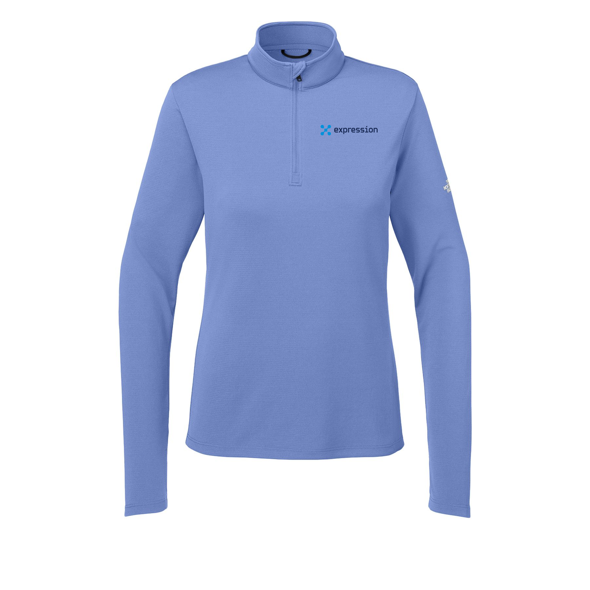 expr-the-north-face-womens-ambition-14-zip-embroidery-leftchest-NF0A8ENQ-deepperiwinkle-flat-front