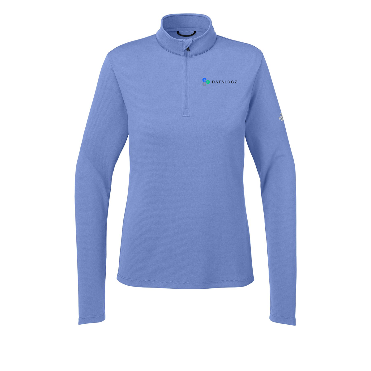 datalogz-the-north-face-womens-ambition-14-zip-embroidery-leftchest-NF0A8ENQ-deepperiwinkle-flat-front