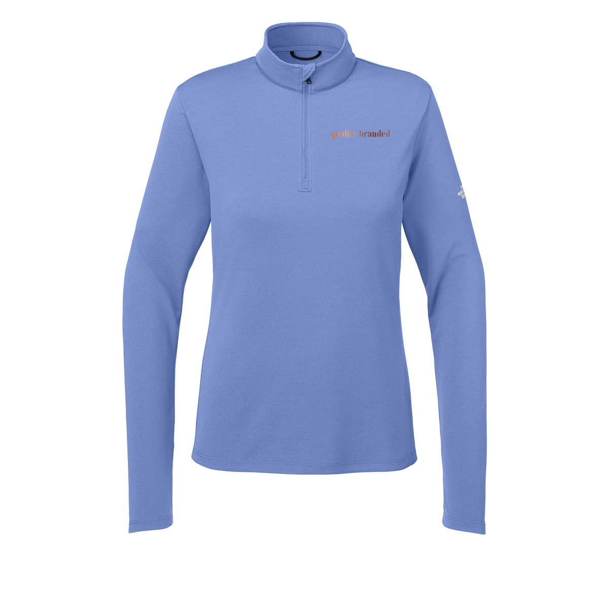 qualitybranded-the-north-face-womens-ambition-14-zip-embroidery-leftchest-NF0A8ENQ-deepperiwinkle-flat-front