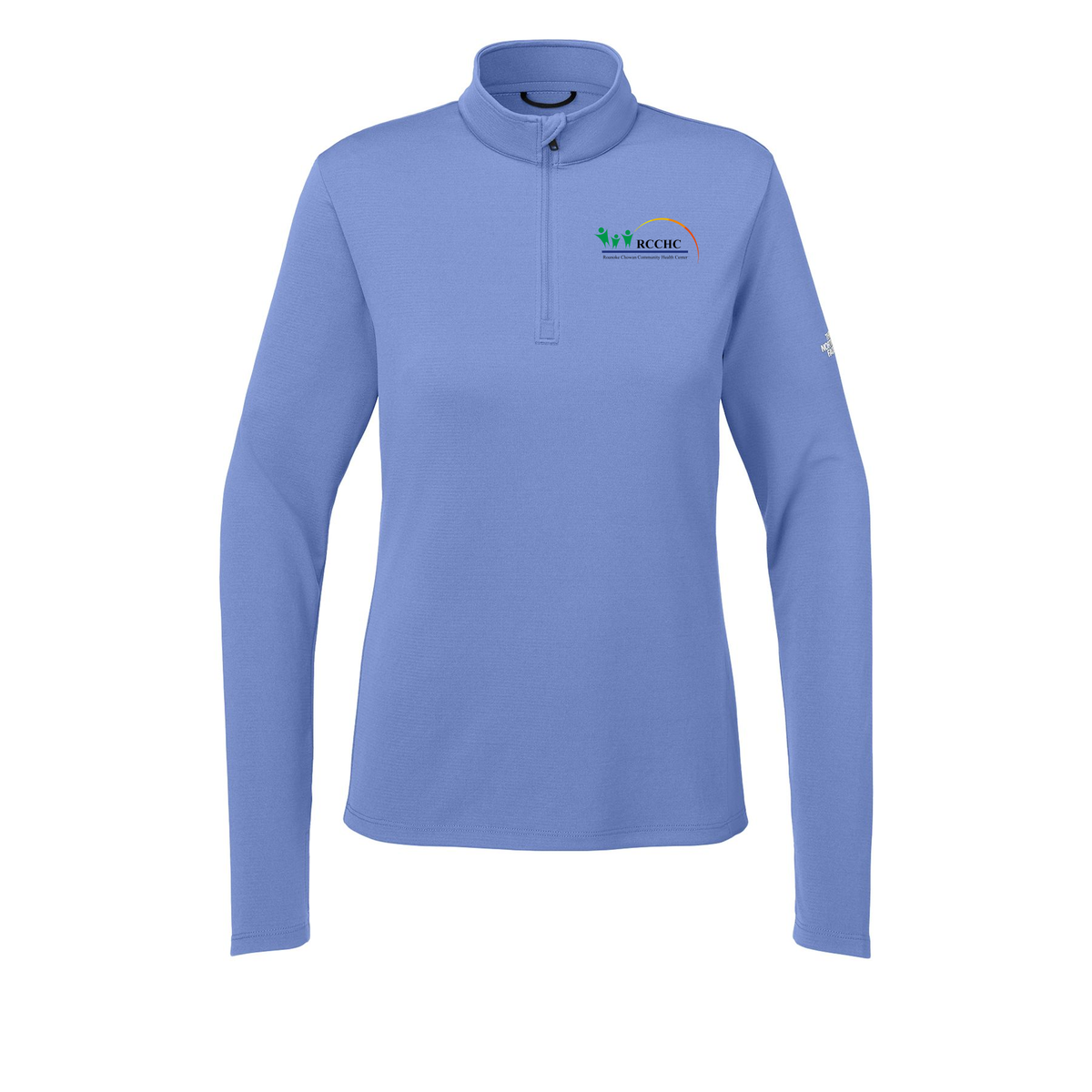 rcchc-the-north-face-womens-ambition-14-zip-embroidery-leftchest-NF0A8ENQ-deepperiwinkle-flat-front