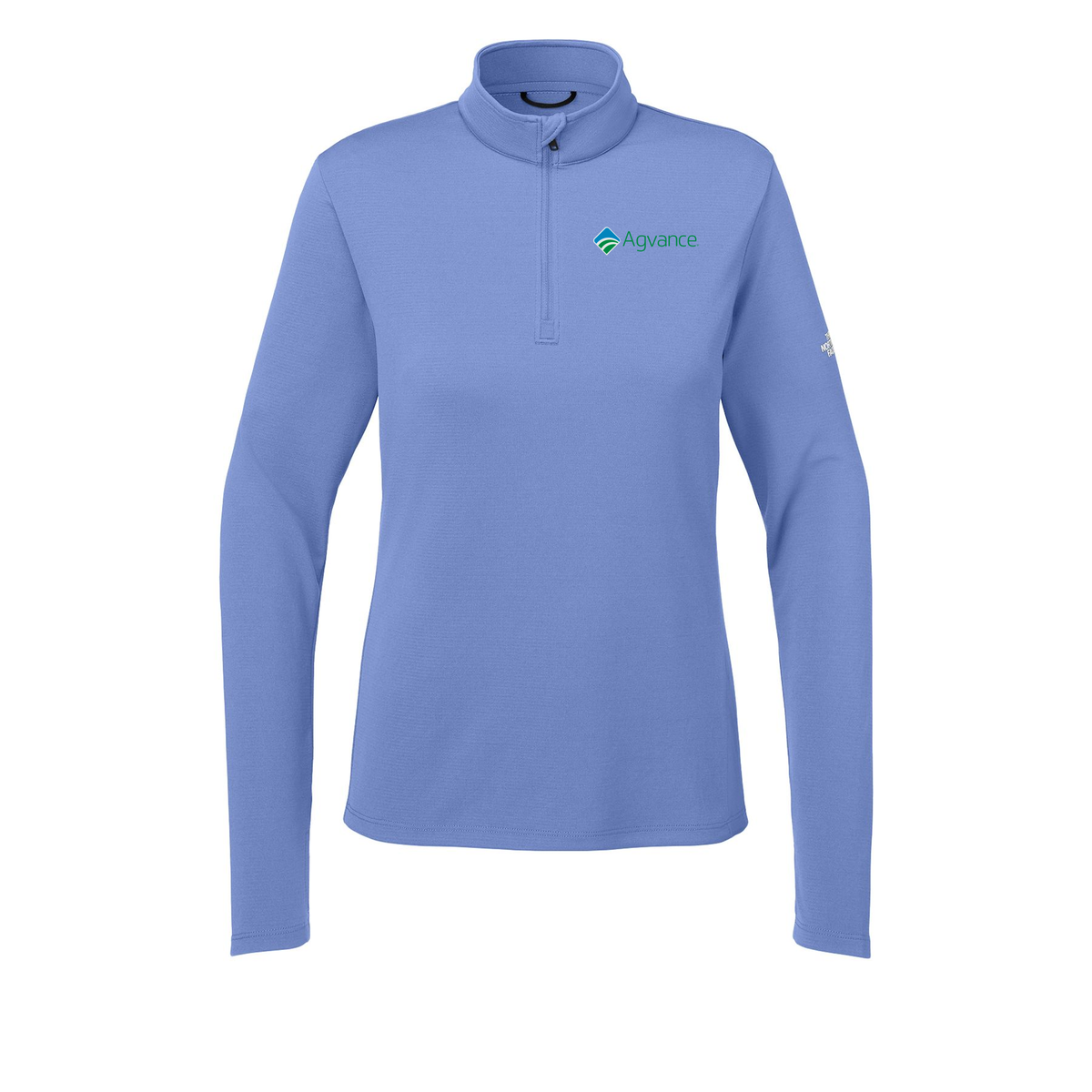 agvance-the-north-face-womens-ambition-14-zip-embroidery-leftchest-NF0A8ENQ-deepperiwinkle-flat-front
