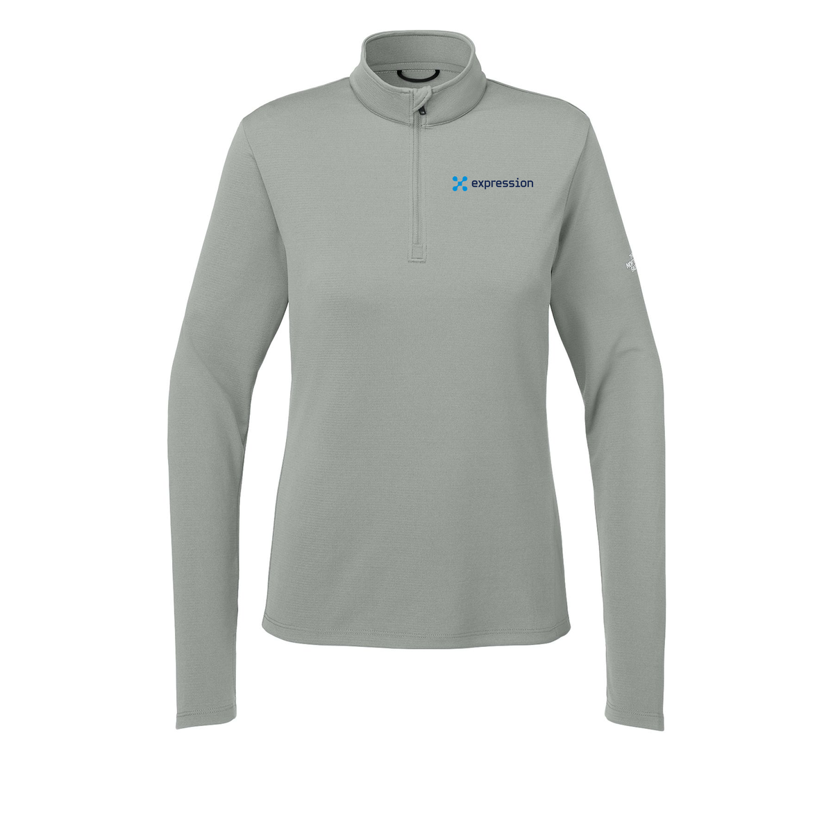 expr-the-north-face-womens-ambition-14-zip-embroidery-leftchest-NF0A8ENQ-meldgreyheather-flat-front