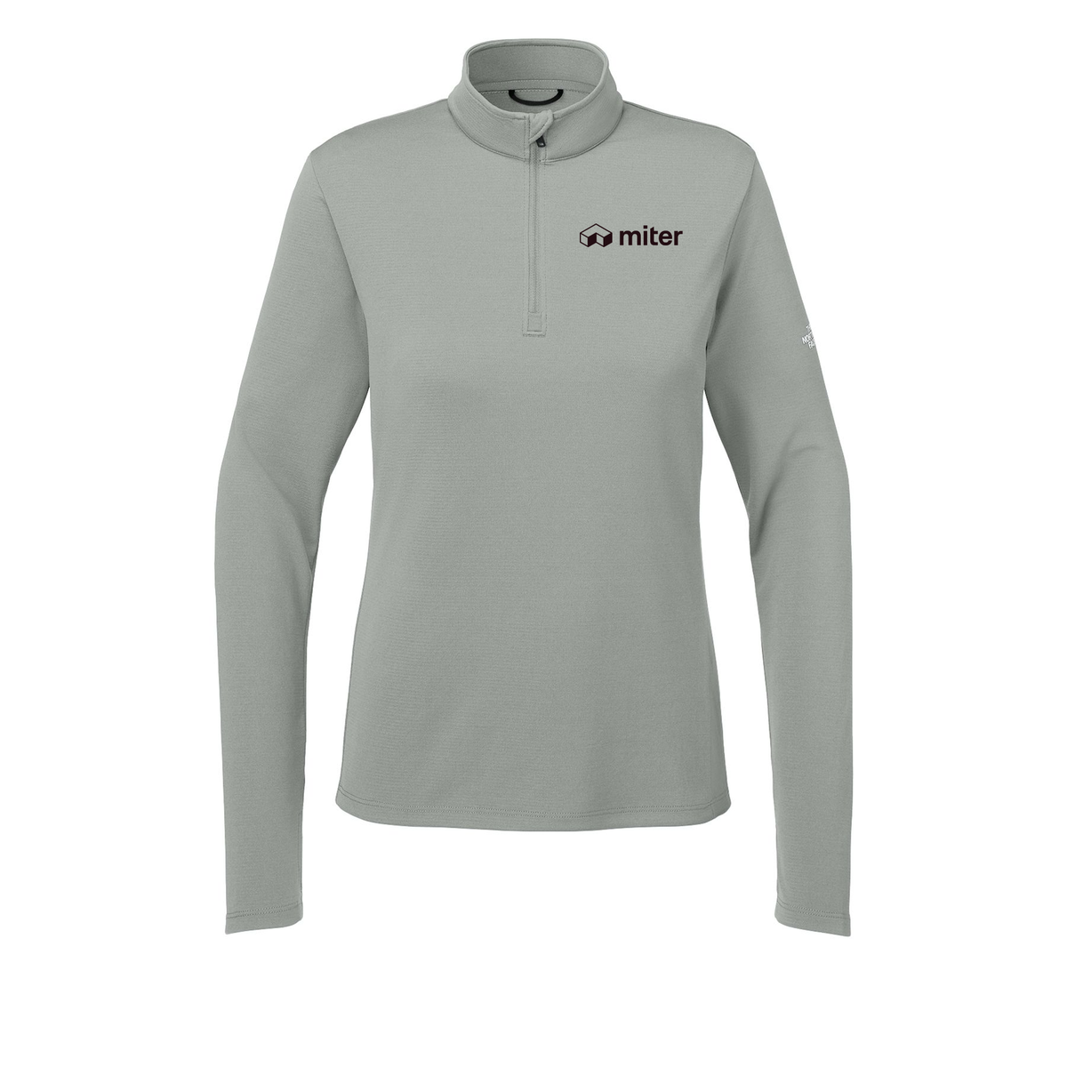 miter-the-north-face-womens-ambition-14-zip-embroidery-leftchest-NF0A8ENQ-meldgreyheather-flat-front