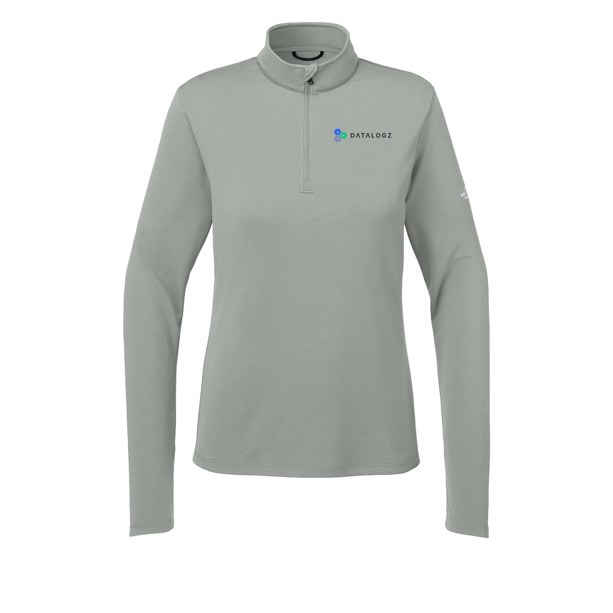datalogz-the-north-face-womens-ambition-14-zip-embroidery-leftchest-NF0A8ENQ-meldgreyheather-flat-front