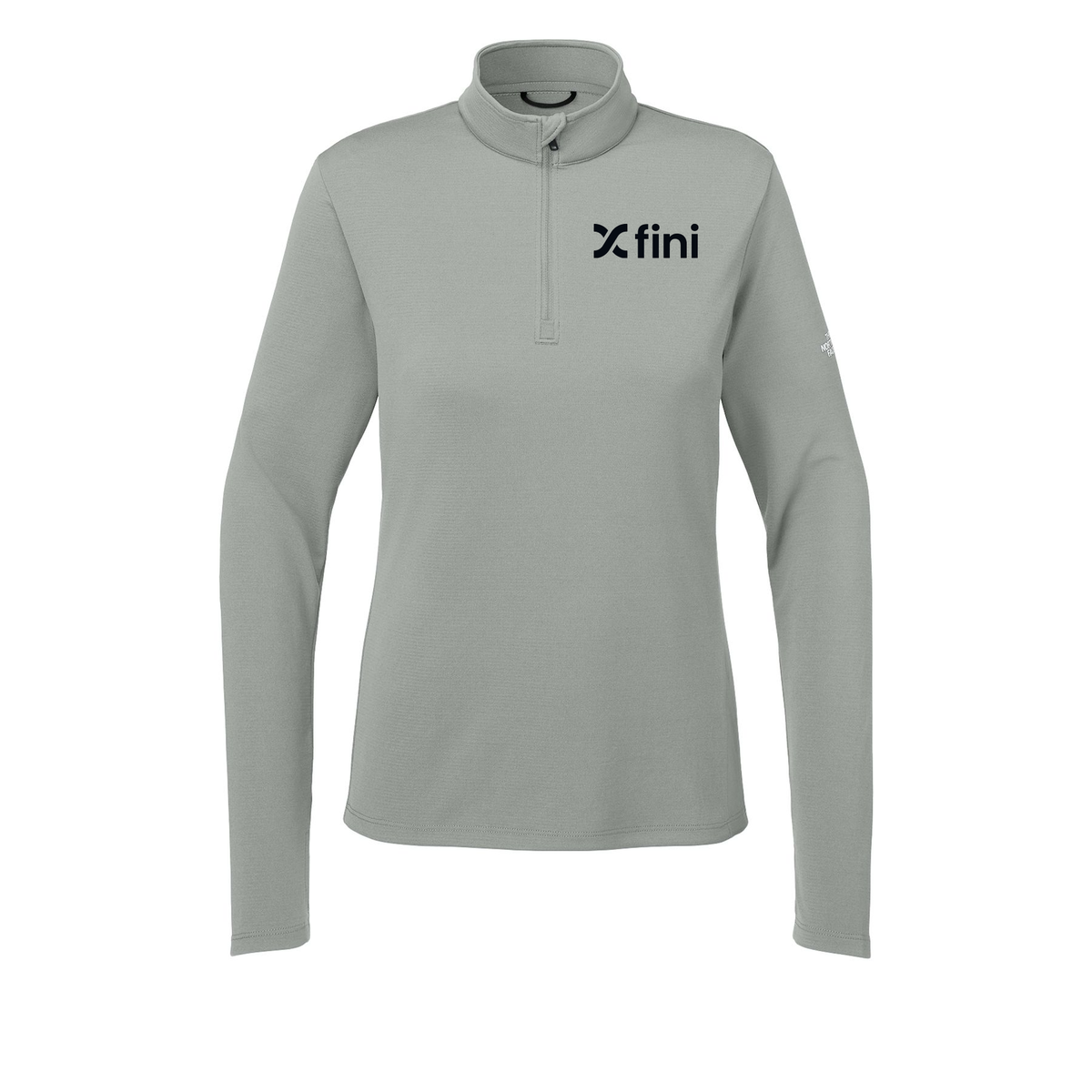 usefini-the-north-face-womens-ambition-14-zip-embroidery-leftchest-NF0A8ENQ-meldgreyheather-flat-front