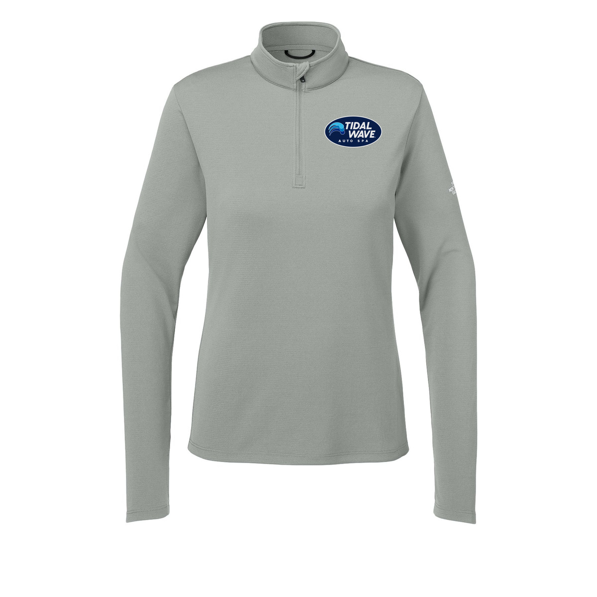 tidalwaveautospa-the-north-face-womens-ambition-14-zip-embroidery-leftchest-NF0A8ENQ-meldgreyheather-flat-front
