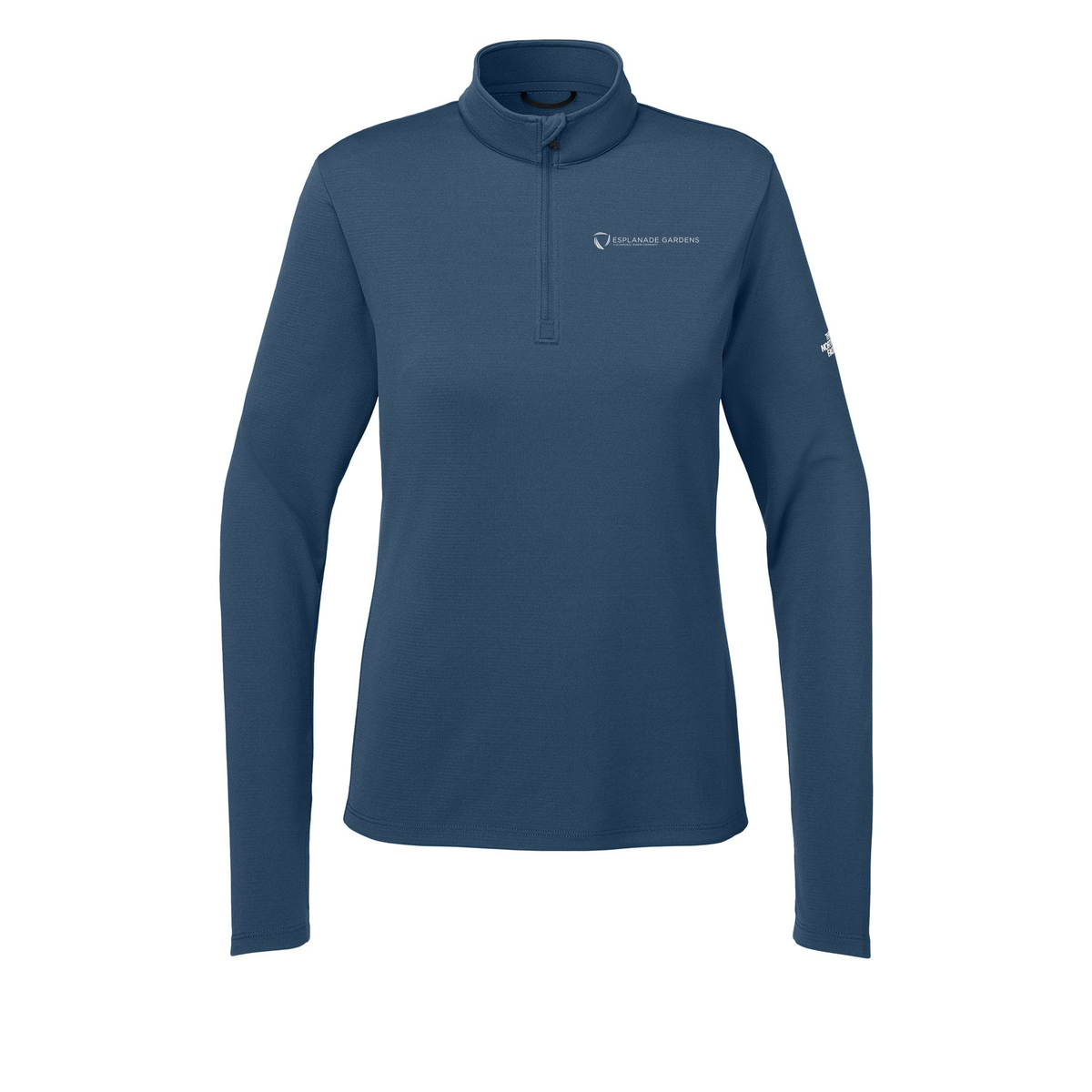 esplanadeseniorcampus-the-north-face-womens-ambition-14-zip-embroidery-leftchest-NF0A8ENQ-shadyblue-flat-front