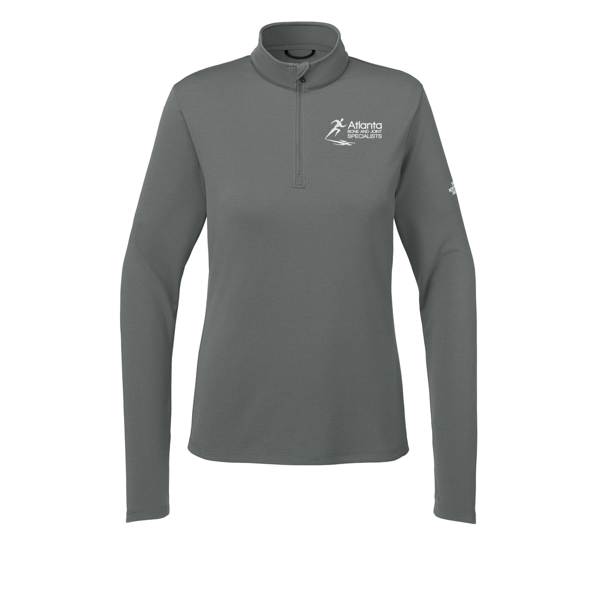 atlantaboneandjoint-the-north-face-womens-ambition-14-zip-embroidery-leftchest-NF0A8ENQ-smokedpearlgrey-flat-front