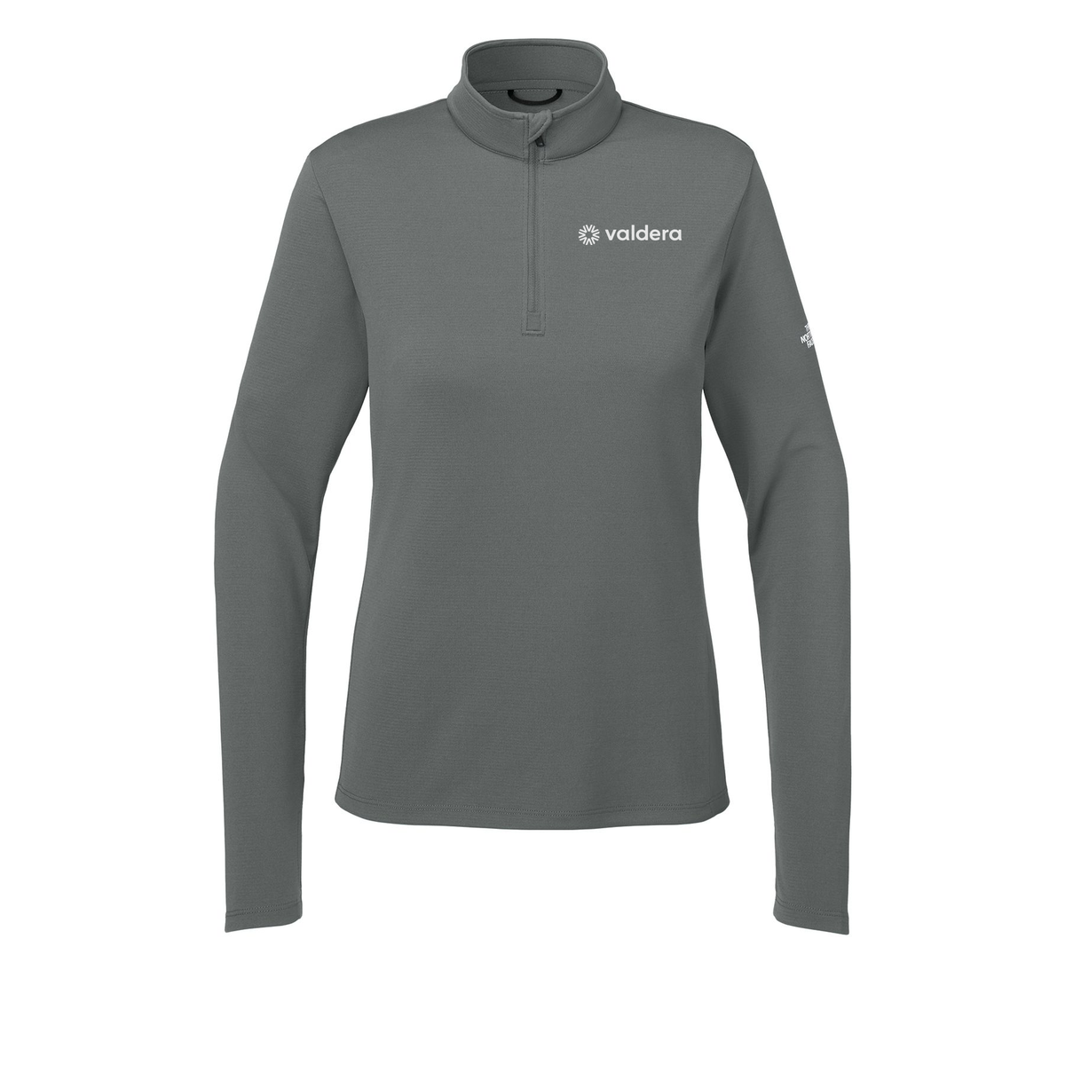 valdera-the-north-face-womens-ambition-14-zip-embroidery-leftchest-NF0A8ENQ-smokedpearlgrey-flat-front