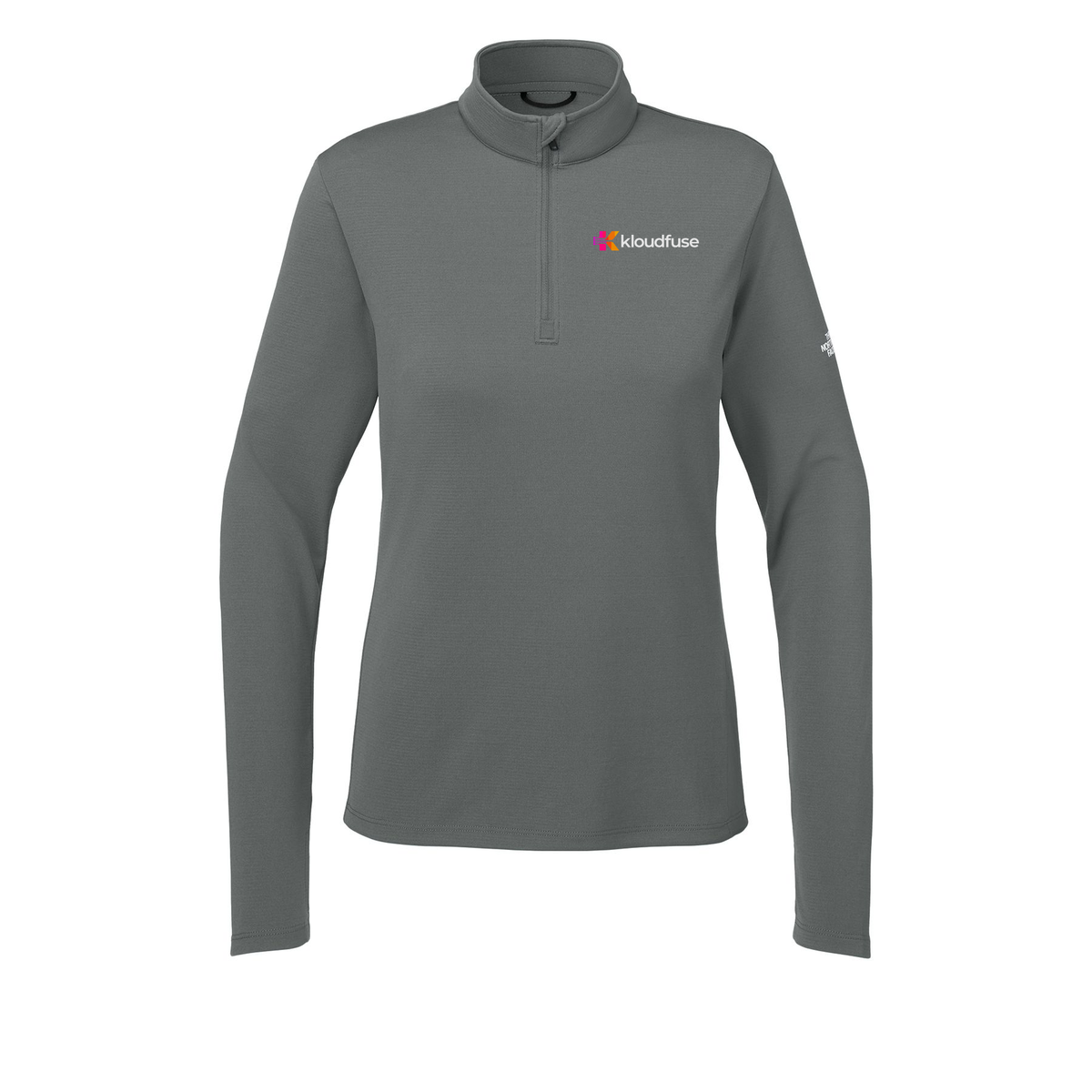 kloudfuse-the-north-face-womens-ambition-14-zip-embroidery-leftchest-NF0A8ENQ-smokedpearlgrey-flat-front