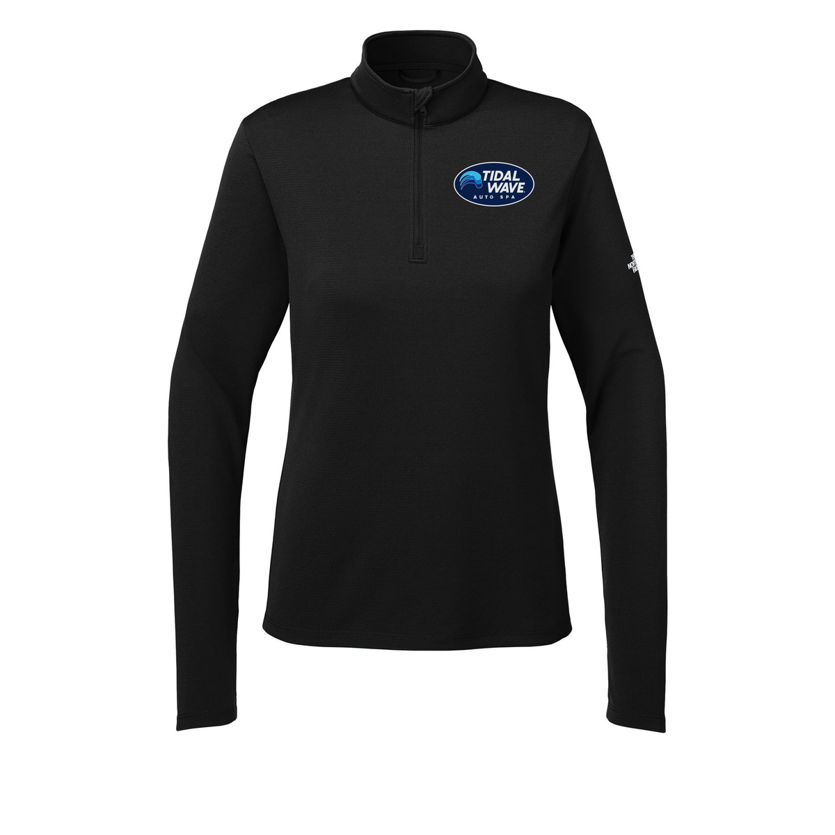tidalwaveautospa-the-north-face-womens-ambition-14-zip-embroidery-leftchest-NF0A8ENQ-tnfblack-flat-front