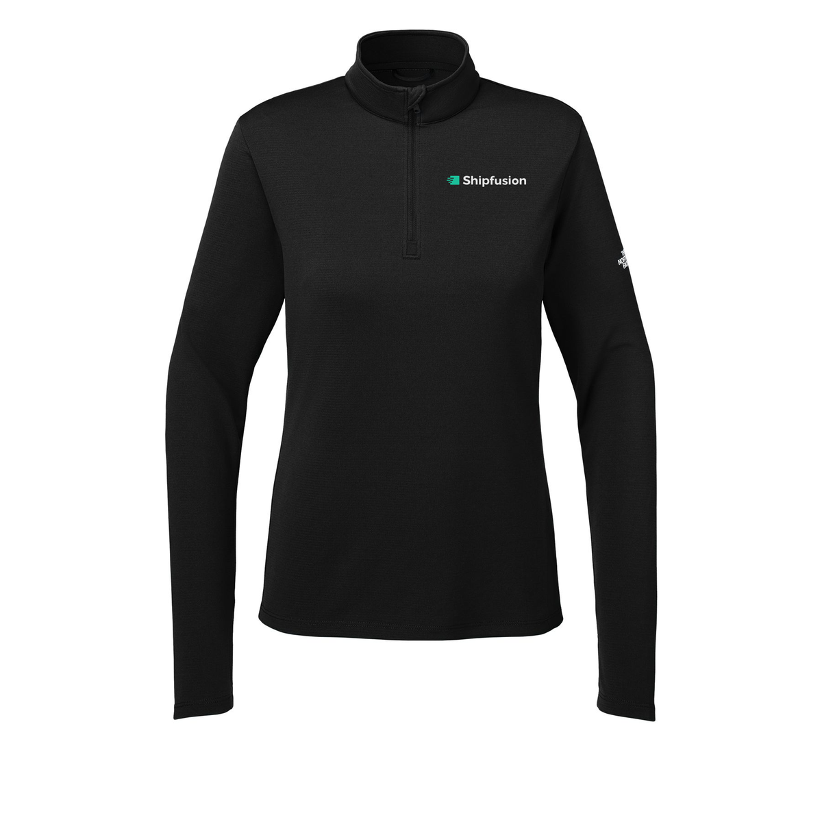 shipfusion-the-north-face-womens-ambition-14-zip-embroidery-leftchest-NF0A8ENQ-tnfblack-flat-front