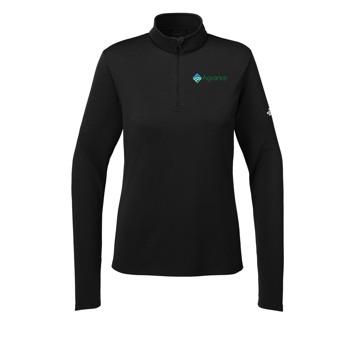 agvance-the-north-face-womens-ambition-14-zip-embroidery-leftchest-NF0A8ENQ-tnfblack-flat-front