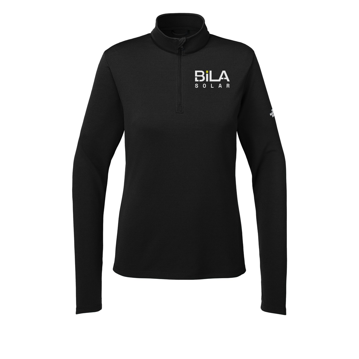 bilasolar-the-north-face-womens-ambition-14-zip-embroidery-leftchest-NF0A8ENQ-tnfblack-flat-front